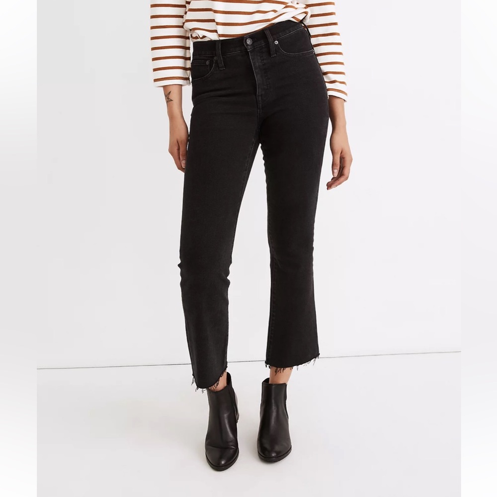 Madewell Cali Demi-Boot Jeans in Edmunds Wash: Raw Hem Edition